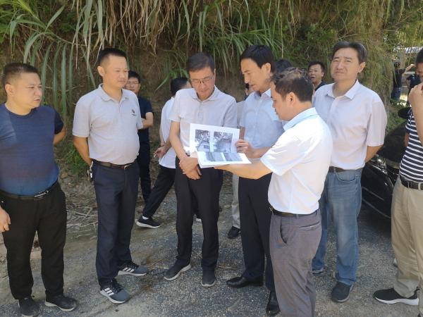 副市长金涛率队赴黄山区督导中央和省生态环境保护督察交办件整改工作